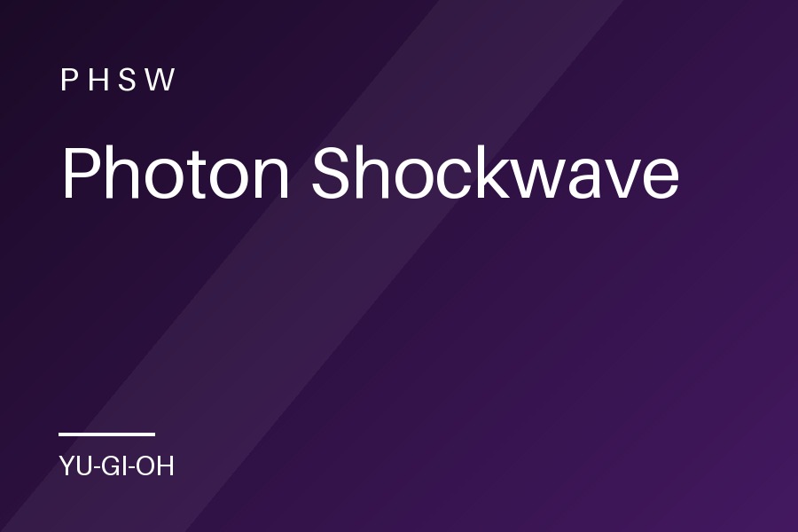 Photon Shockwave
