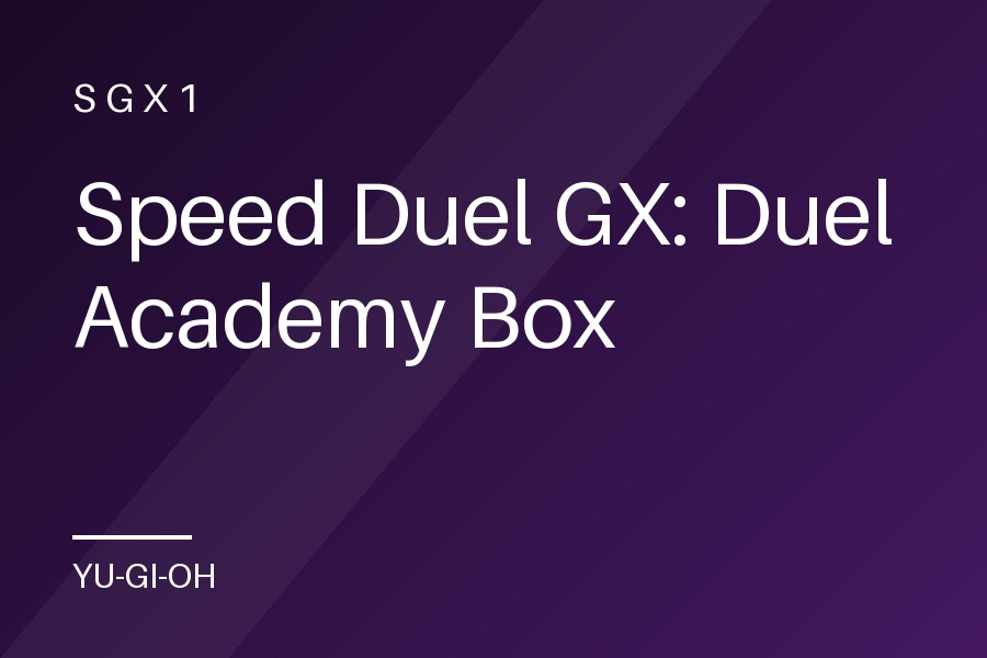 Speed Duel GX: Duel Academy Box