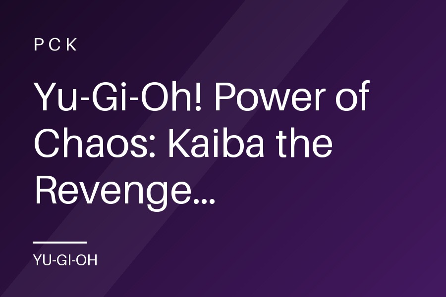 Yu-Gi-Oh! Power of Chaos: Kaiba the Revenge promotional cards